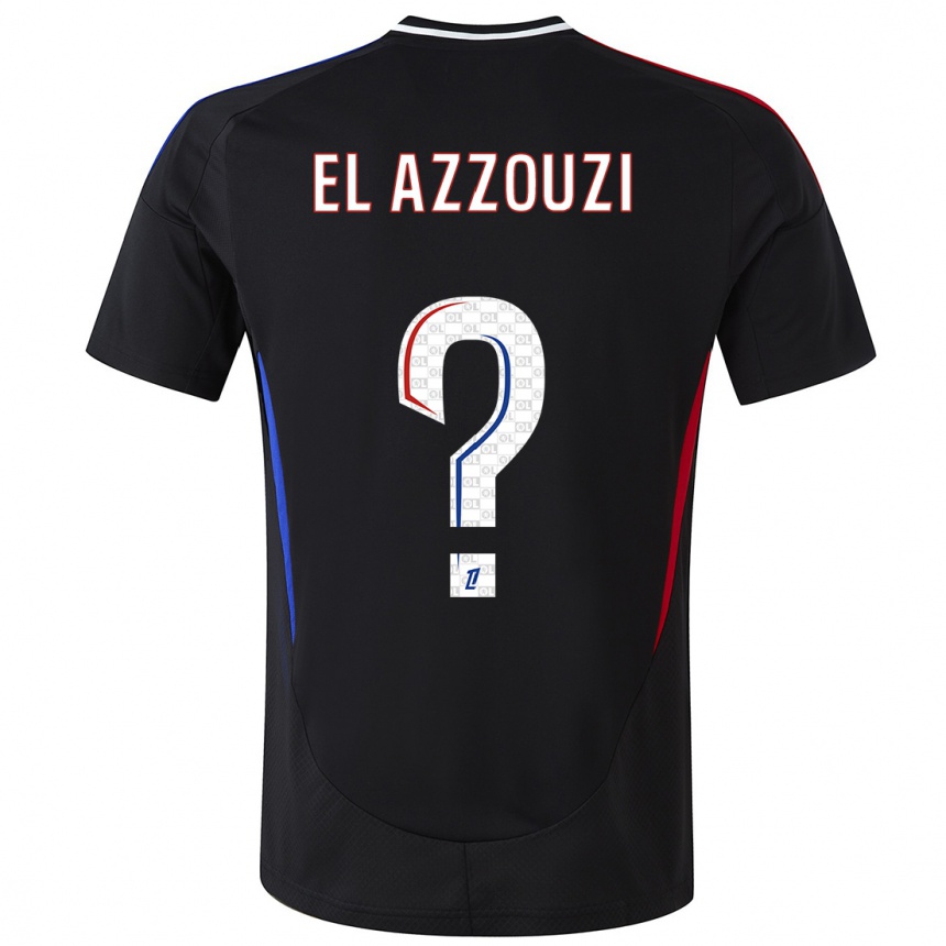 Niño Fútbol Camiseta Nourdine El Azzouzi #0 Negro 2ª Equipación 2024/25