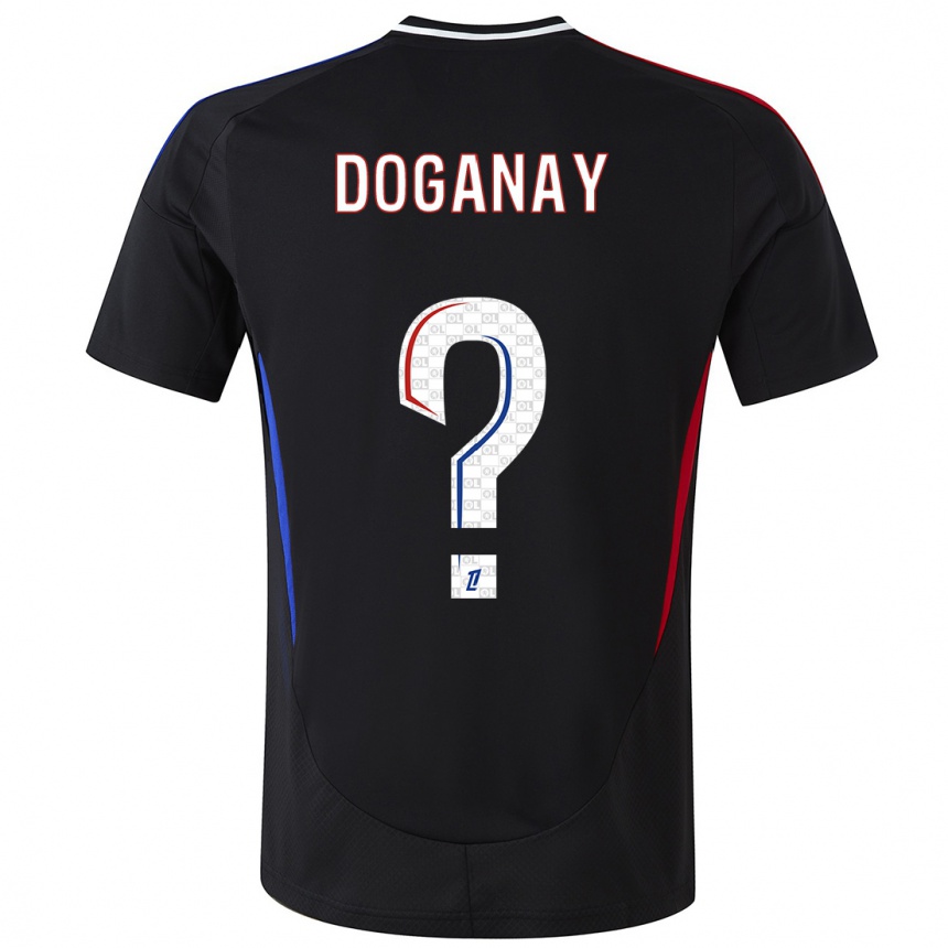 Niño Fútbol Camiseta Kenan Doganay #0 Negro 2ª Equipación 2024/25