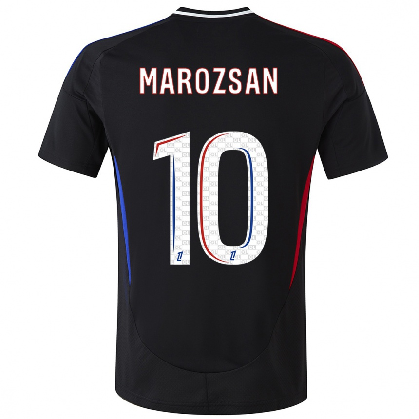 Niño Fútbol Camiseta Dzsenifer Marozsan #10 Negro 2ª Equipación 2024/25