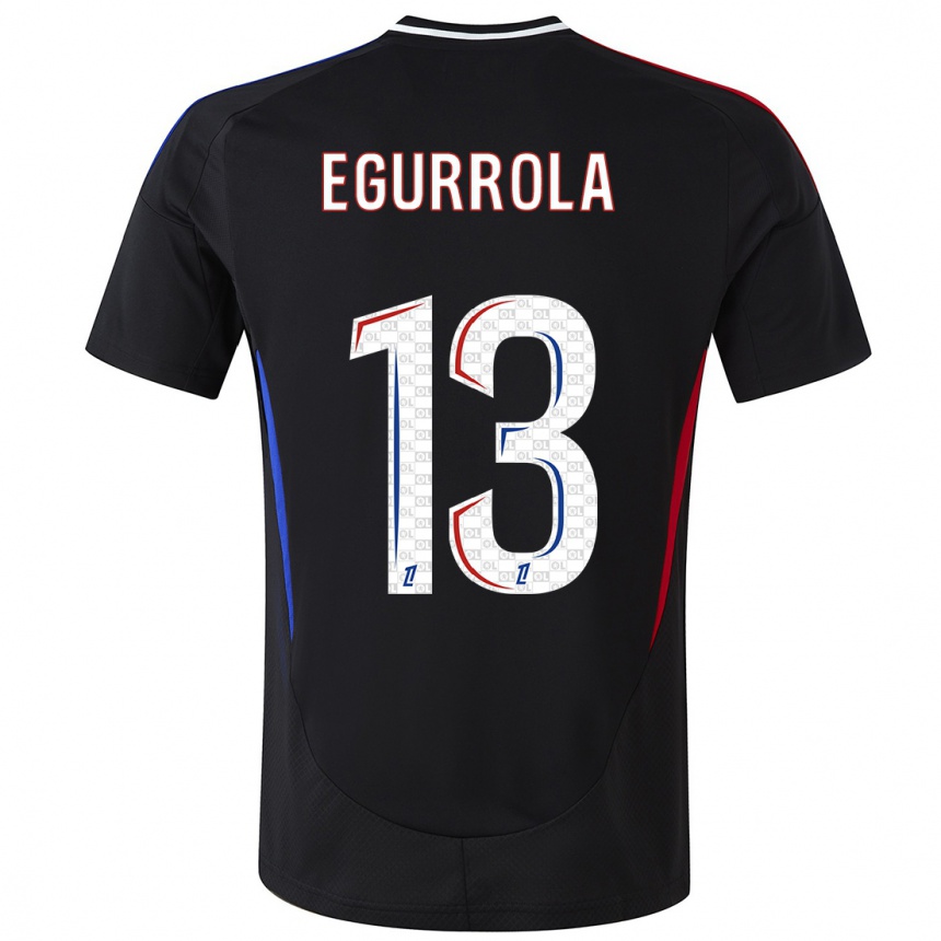 Niño Fútbol Camiseta Damaris Egurrola #13 Negro 2ª Equipación 2024/25