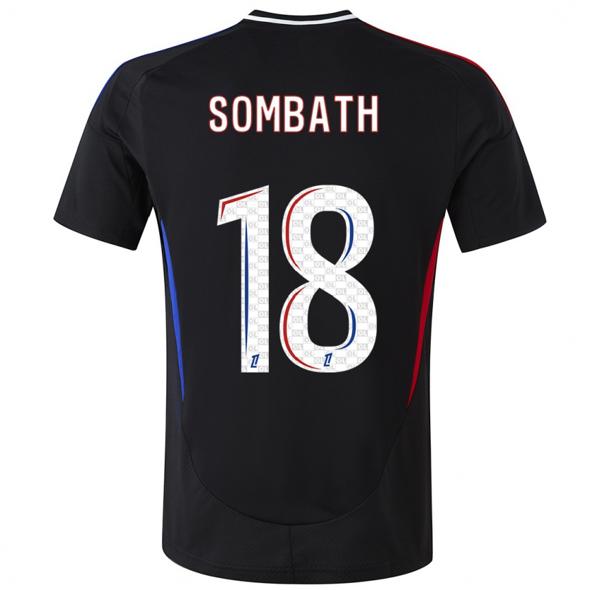 Niño Fútbol Camiseta Alice Sombath #18 Negro 2ª Equipación 2024/25