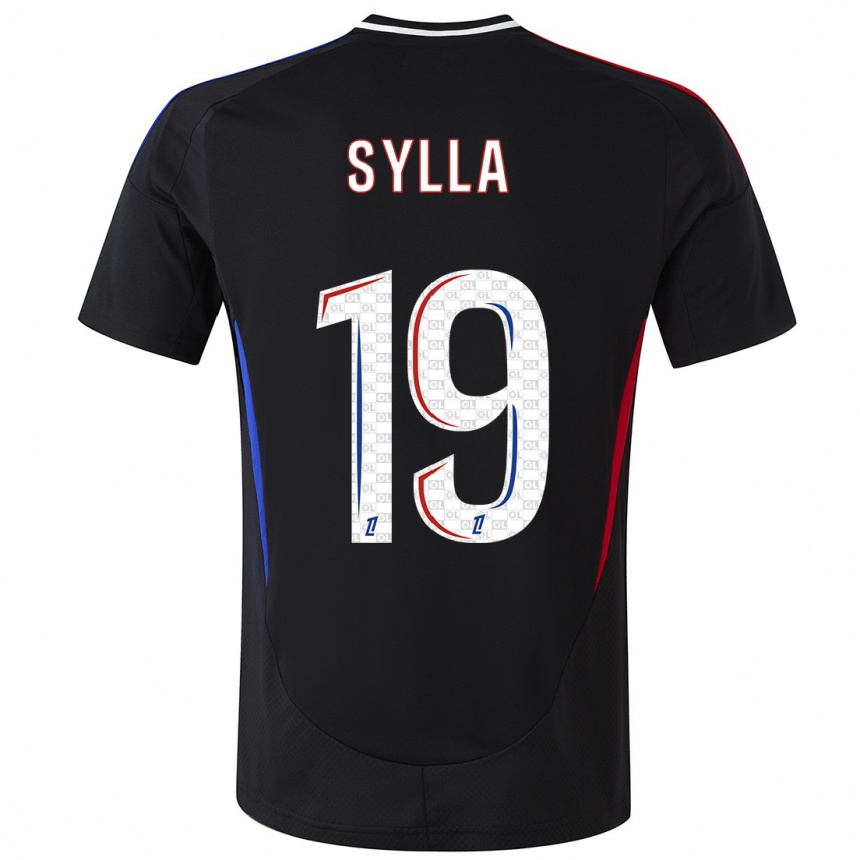 Niño Fútbol Camiseta Kysha Sylla #19 Negro 2ª Equipación 2024/25