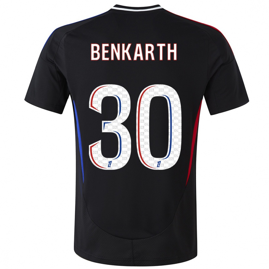 Niño Fútbol Camiseta Laura Benkarth #30 Negro 2ª Equipación 2024/25