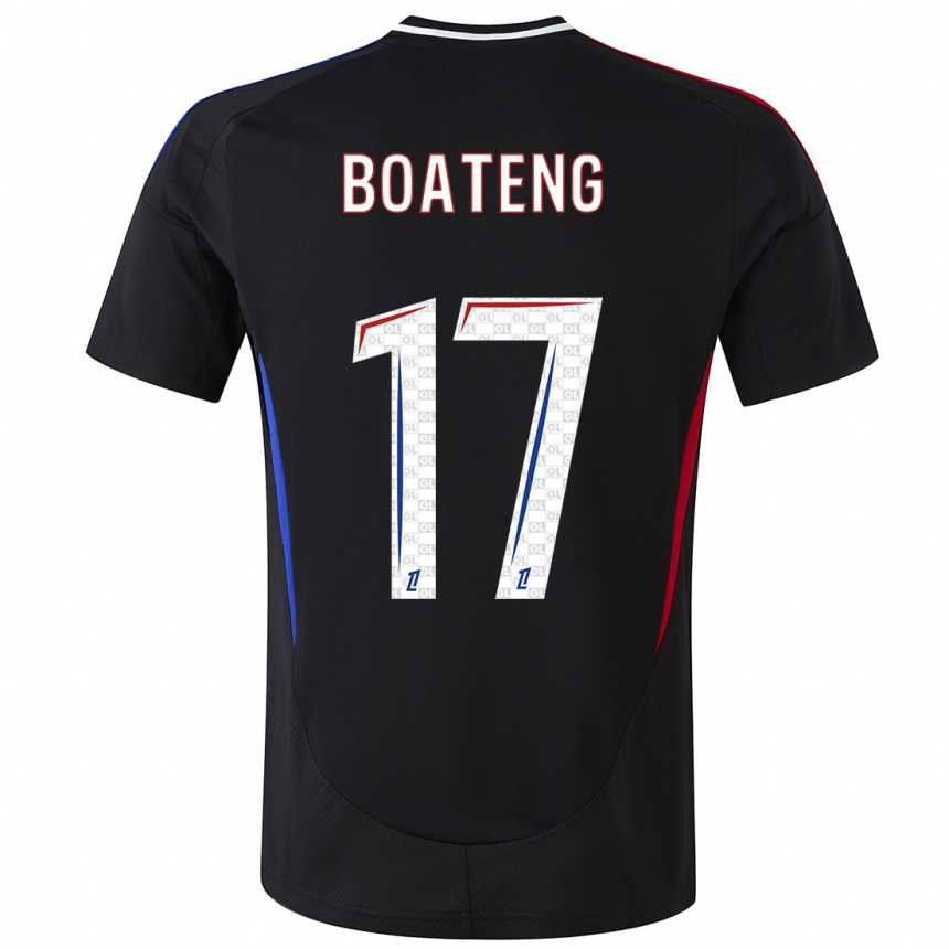 Niño Fútbol Camiseta Jerome Boateng #17 Negro 2ª Equipación 2024/25