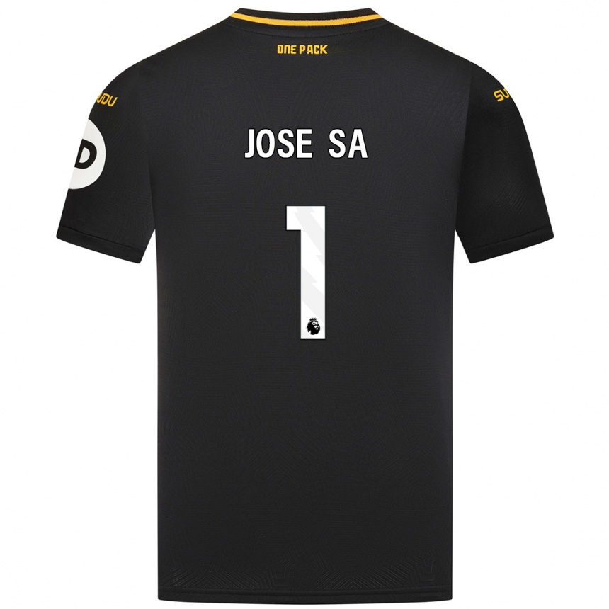 Niño Fútbol Camiseta José Sá #1 Negro 2ª Equipación 2024/25