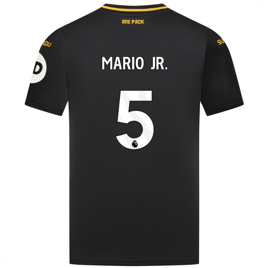 Niño Fútbol Camiseta Mario Lemina #5 Negro 2ª Equipación 2024/25