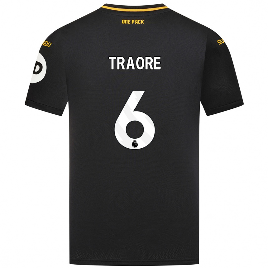 Niño Fútbol Camiseta Boubacar Traoré #6 Negro 2ª Equipación 2024/25