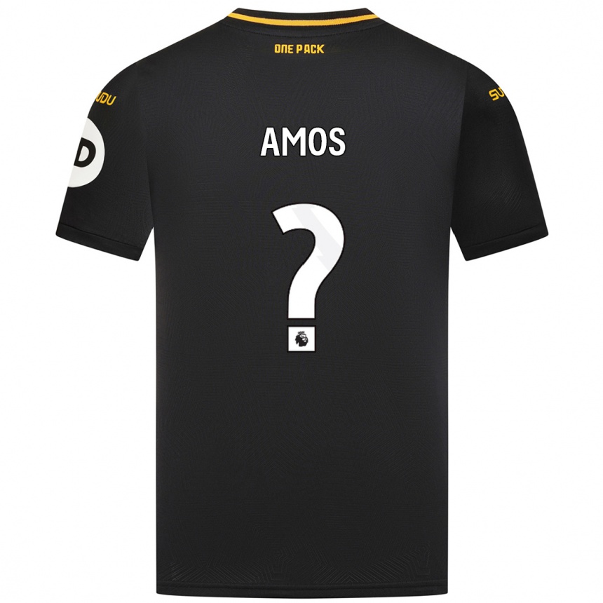 Niño Fútbol Camiseta Stan Amos #0 Negro 2ª Equipación 2024/25