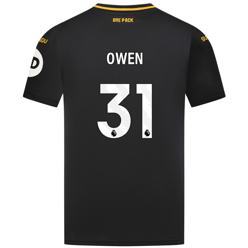 Niño Fútbol Camiseta Skye Owen #31 Negro 2ª Equipación 2024/25