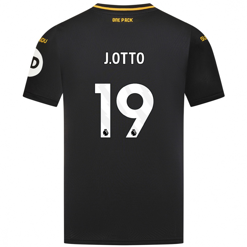 Niño Fútbol Camiseta Jonny Otto #19 Negro 2ª Equipación 2024/25