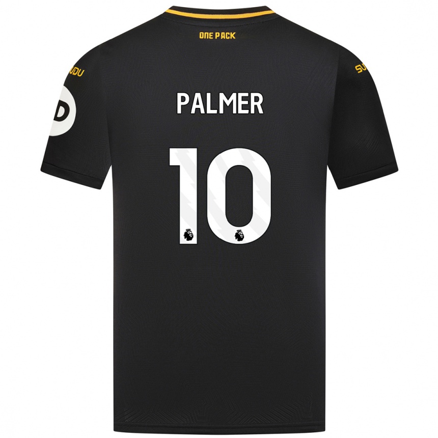 Niño Fútbol Camiseta Jamila Palmer #10 Negro 2ª Equipación 2024/25