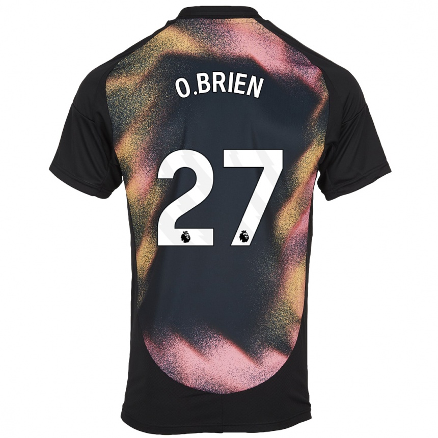 Niño Fútbol Camiseta Shannon O.brien #27 Negro Blanco 2ª Equipación 2024/25