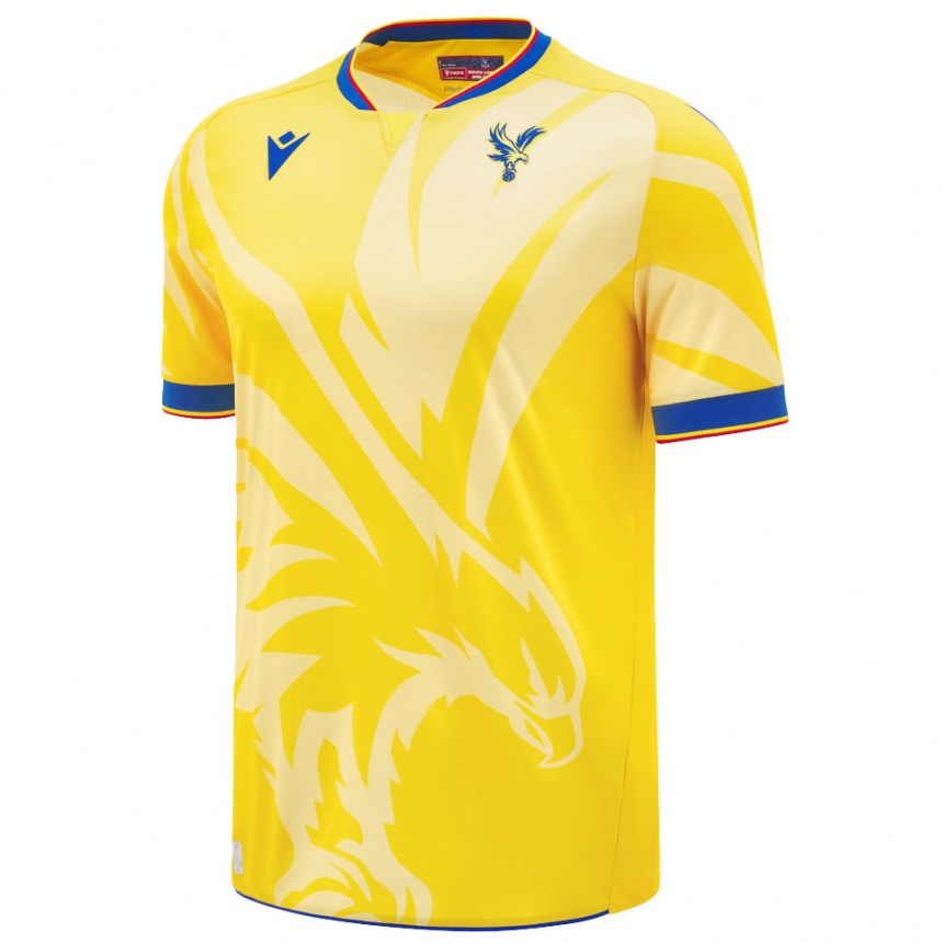 Niño Fútbol Camiseta David Boateng #66 Amarillo 2ª Equipación 2024/25