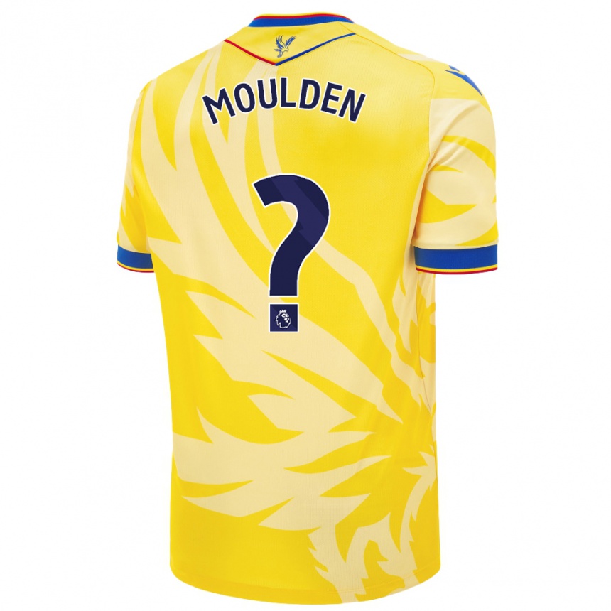 Niño Fútbol Camiseta Louie Moulden #0 Amarillo 2ª Equipación 2024/25