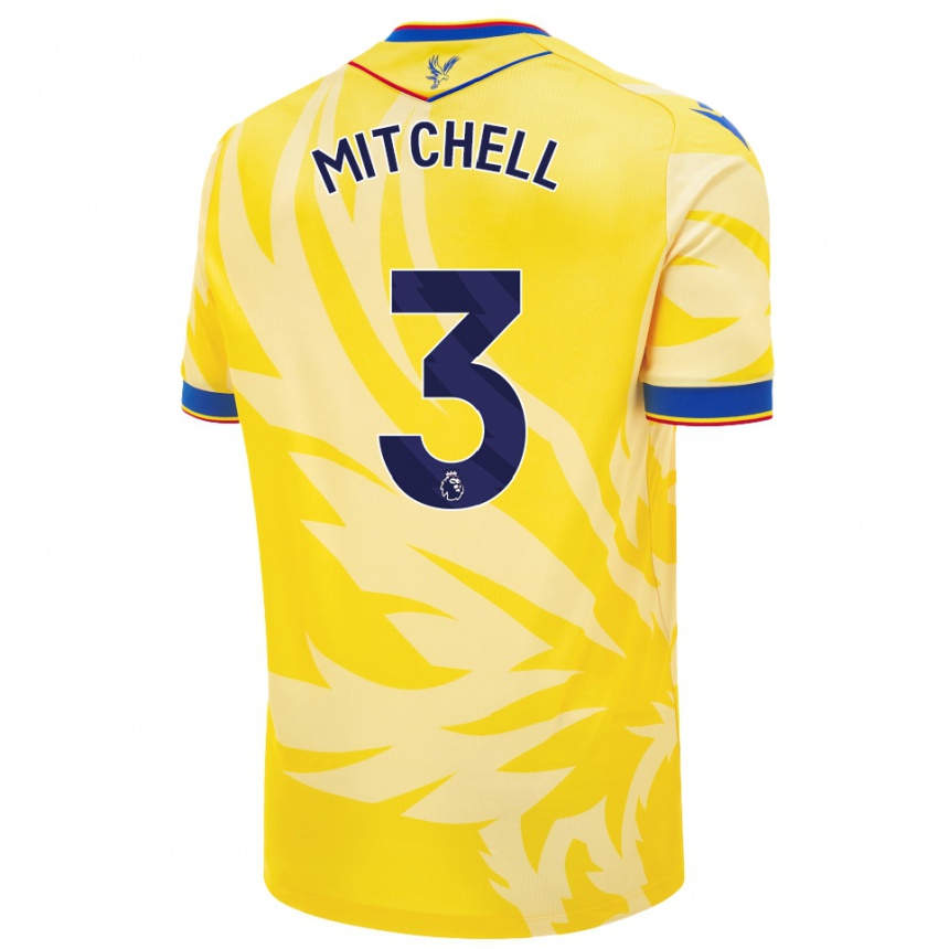 Niño Fútbol Camiseta Tyrick Mitchell #3 Amarillo 2ª Equipación 2024/25