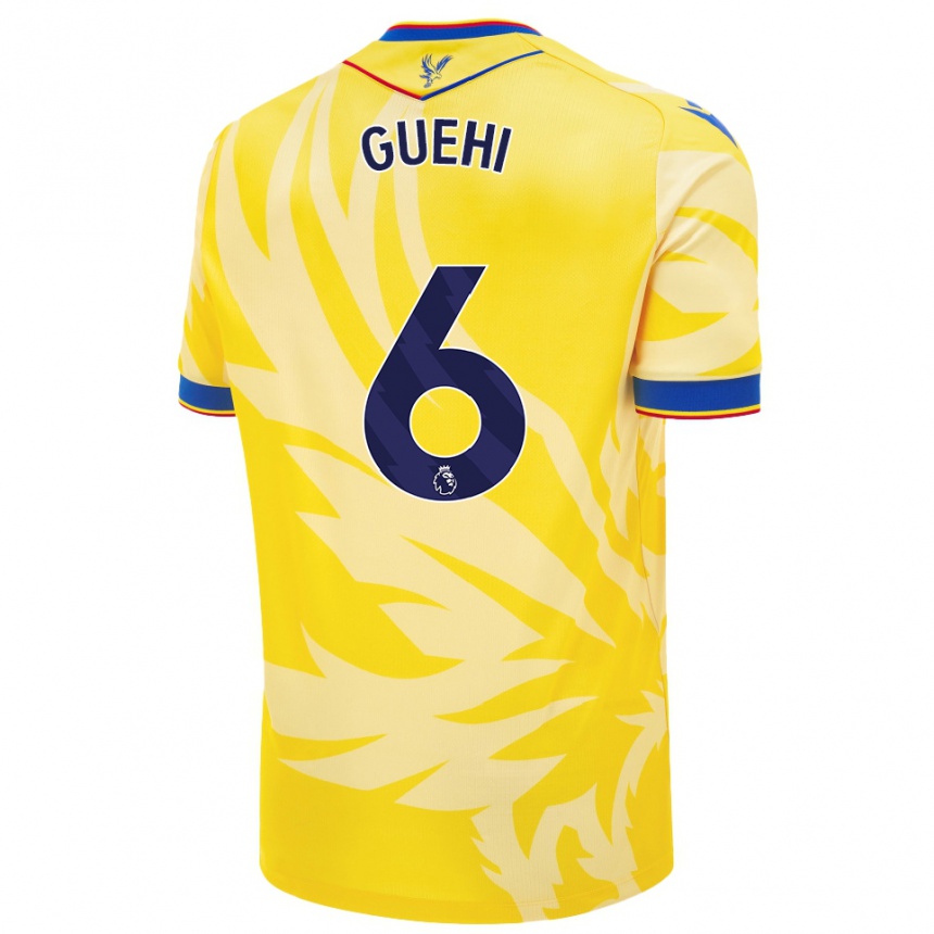 Niño Fútbol Camiseta Marc Guéhi #6 Amarillo 2ª Equipación 2024/25