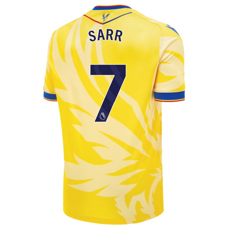 Niño Fútbol Camiseta Ismaïla Sarr #7 Amarillo 2ª Equipación 2024/25