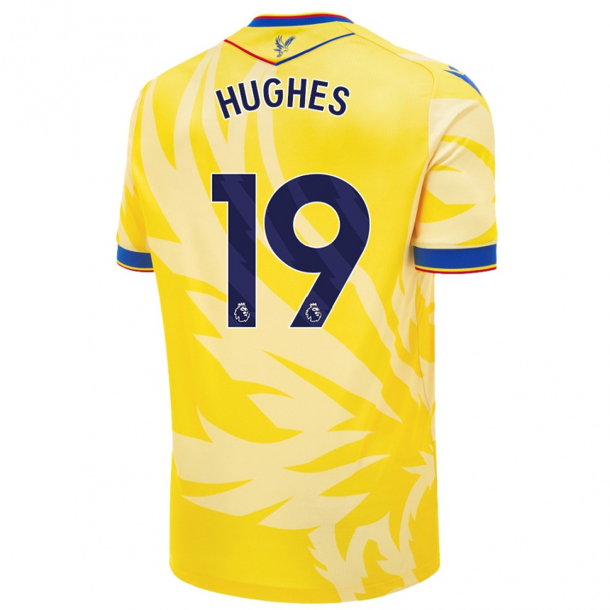 Niño Fútbol Camiseta Will Hughes #19 Amarillo 2ª Equipación 2024/25