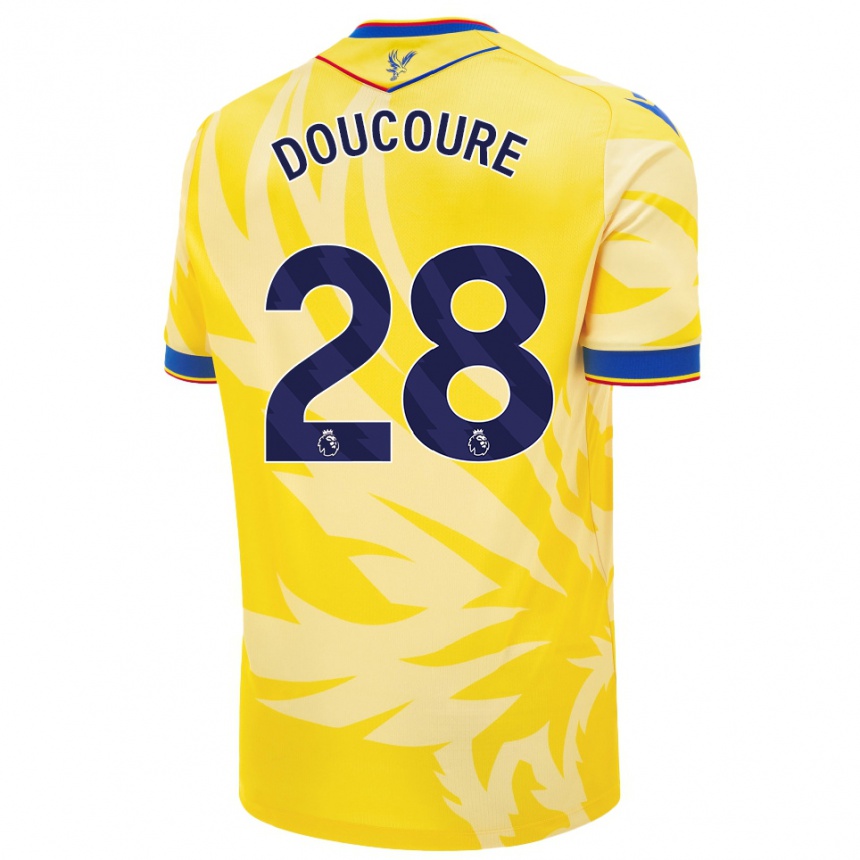 Niño Fútbol Camiseta Cheick Doucouré #28 Amarillo 2ª Equipación 2024/25