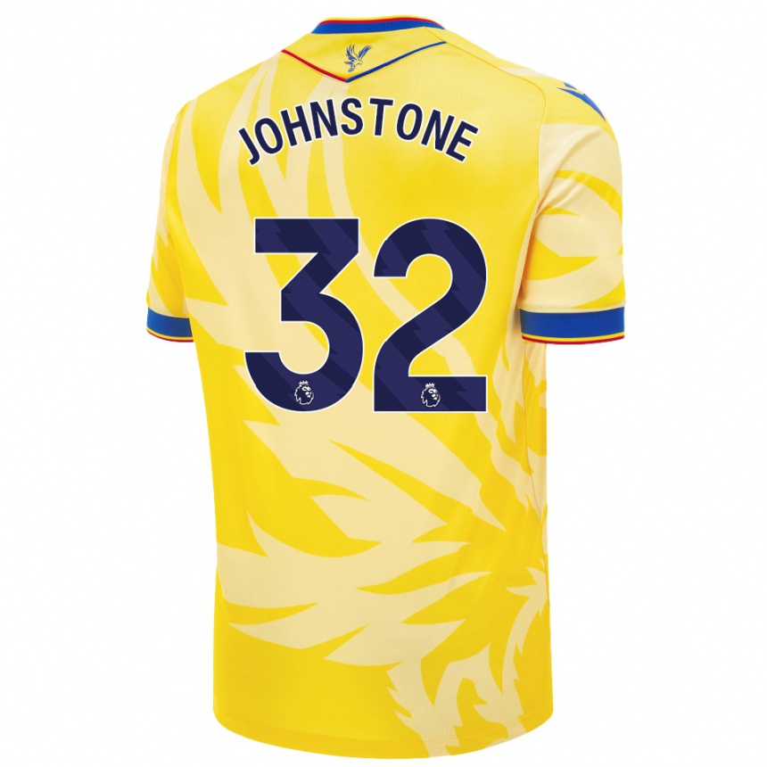 Niño Fútbol Camiseta Sam Johnstone #32 Amarillo 2ª Equipación 2024/25