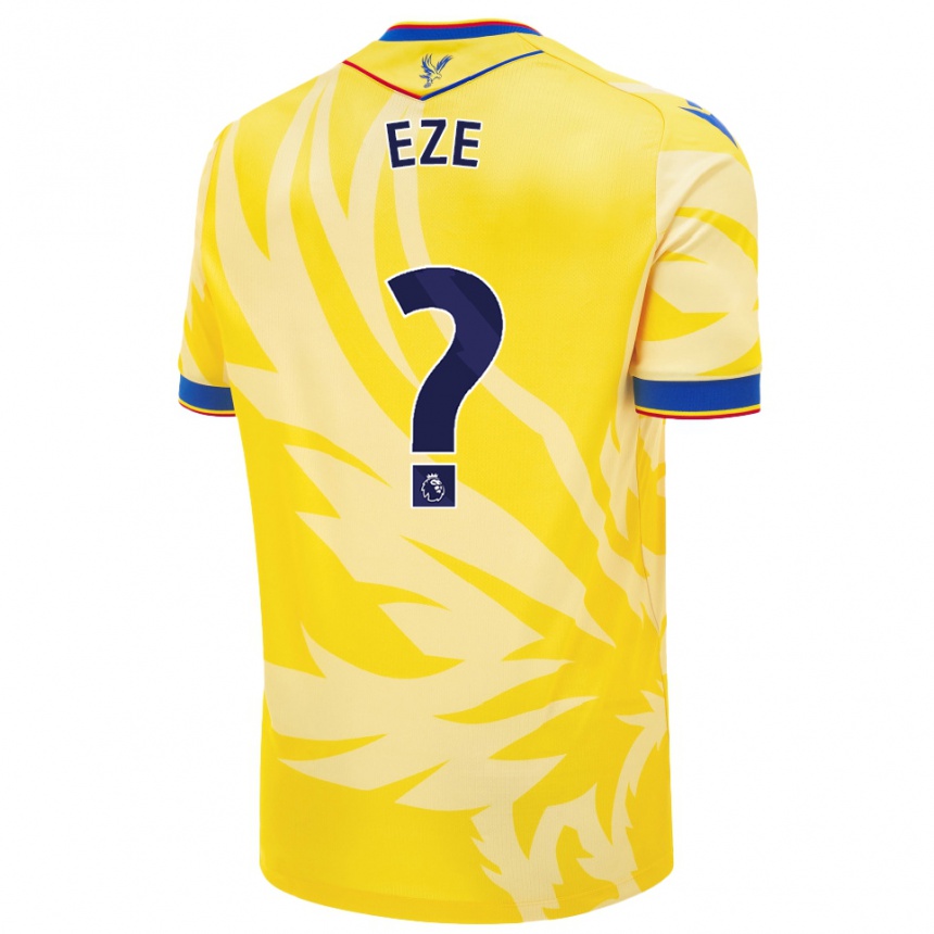 Niño Fútbol Camiseta Chimaechi Eze #0 Amarillo 2ª Equipación 2024/25