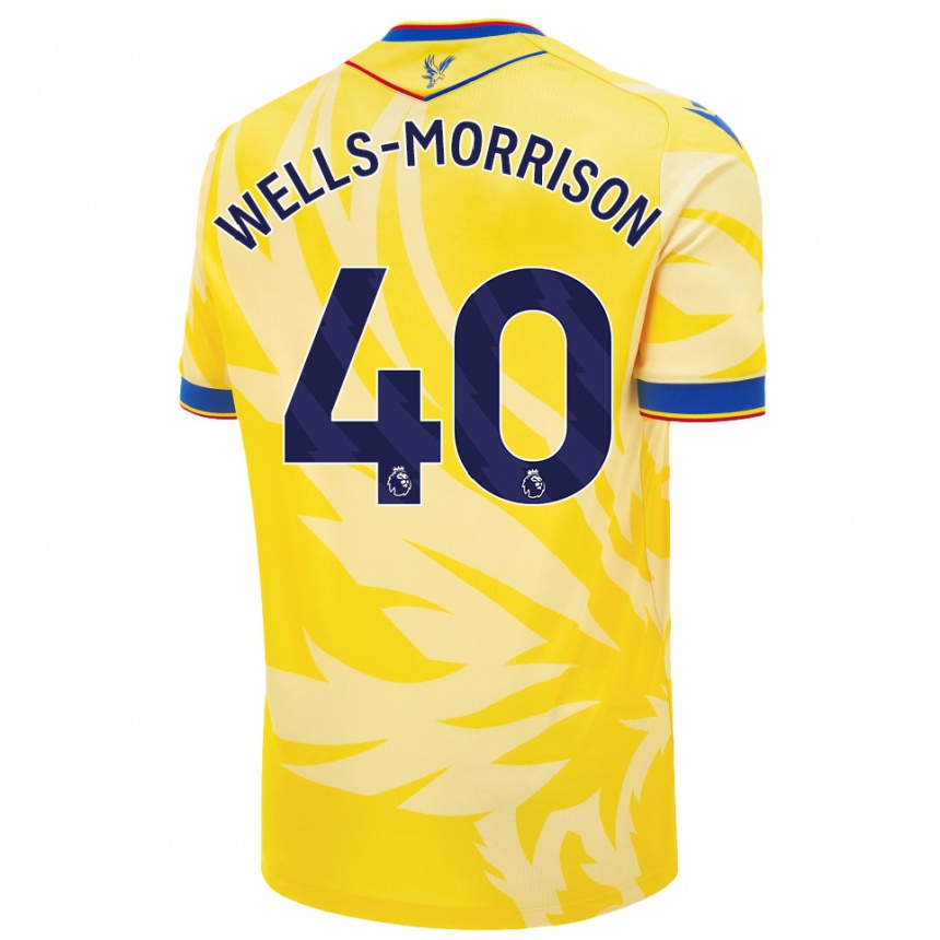 Niño Fútbol Camiseta Jack Wells-Morrison #40 Amarillo 2ª Equipación 2024/25