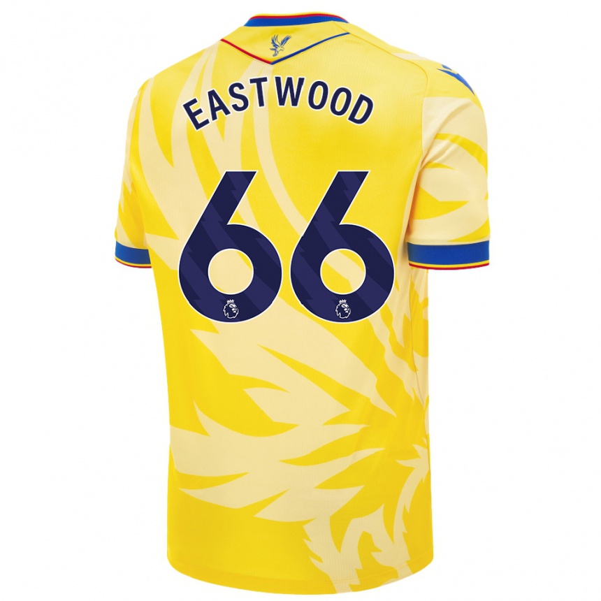 Niño Fútbol Camiseta Billy Eastwood #66 Amarillo 2ª Equipación 2024/25