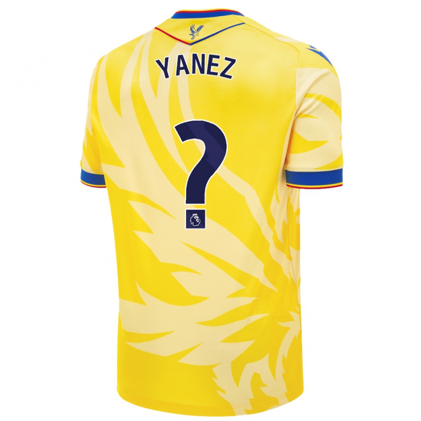 Niño Fútbol Camiseta Shae Yanez #0 Amarillo 2ª Equipación 2024/25