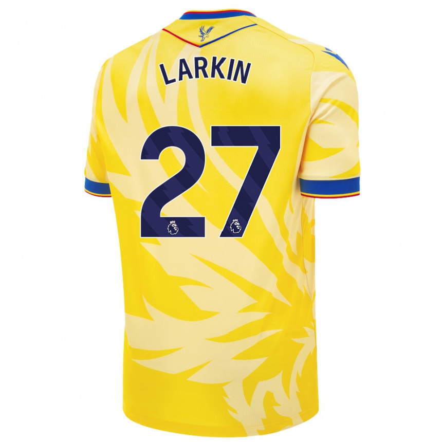 Niño Fútbol Camiseta Abbie Larkin #27 Amarillo 2ª Equipación 2024/25