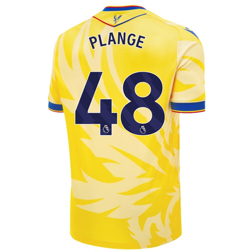 Niño Fútbol Camiseta Luke Plange #48 Amarillo 2ª Equipación 2024/25