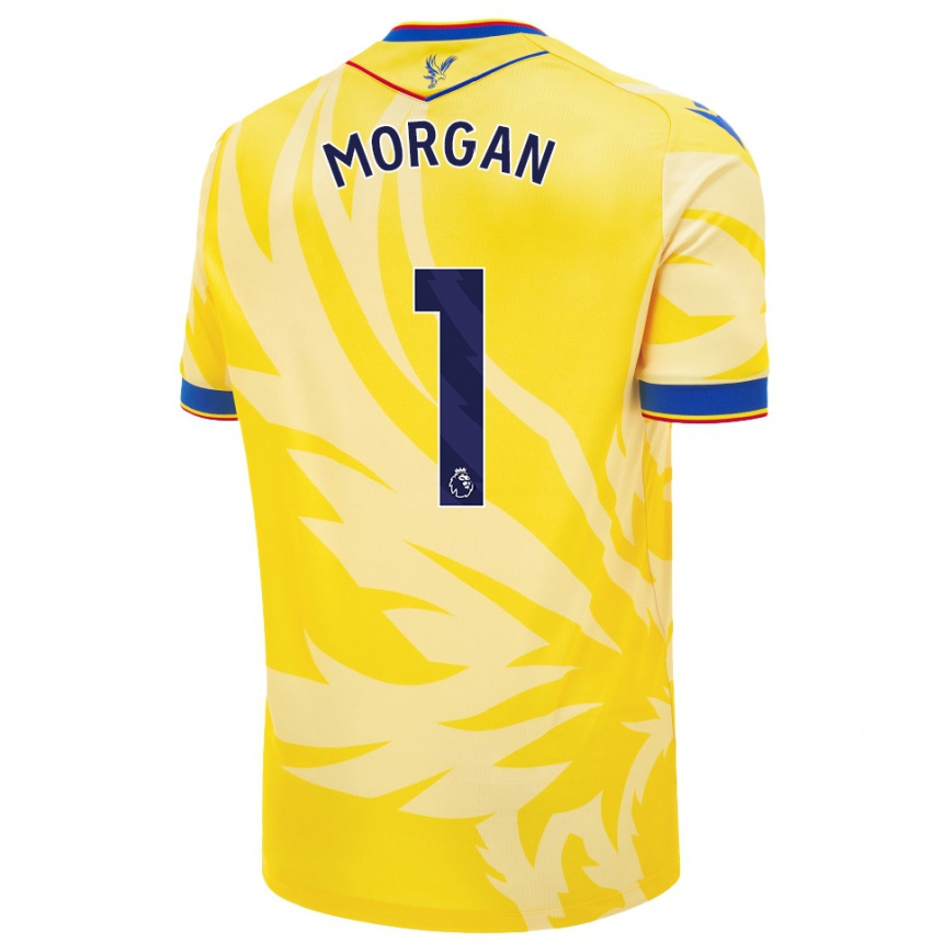 Niño Fútbol Camiseta Chloe Morgan #1 Amarillo 2ª Equipación 2024/25