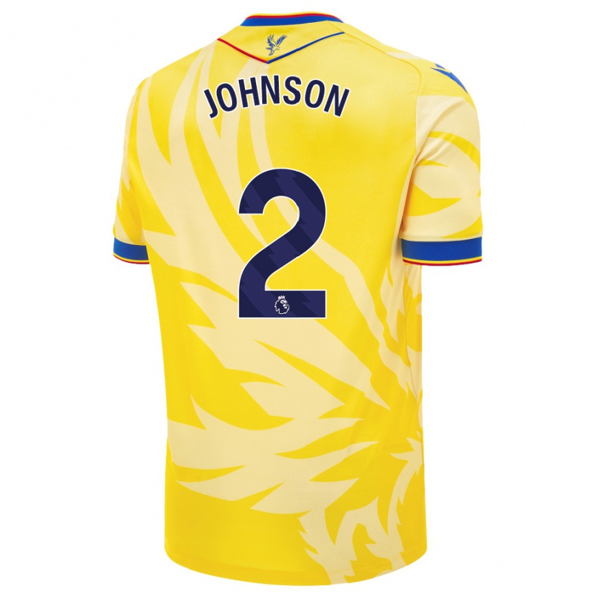 Niño Fútbol Camiseta Annabel Johnson #2 Amarillo 2ª Equipación 2024/25