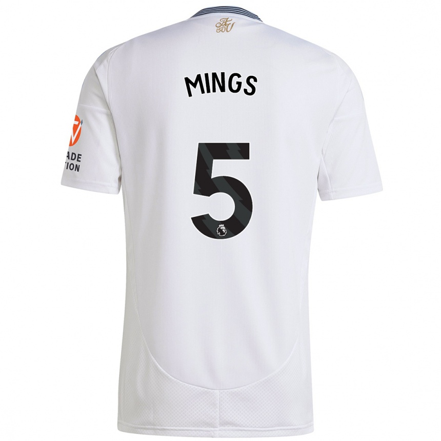 Niño Fútbol Camiseta Tyrone Mings #5 Blanco 2ª Equipación 2024/25