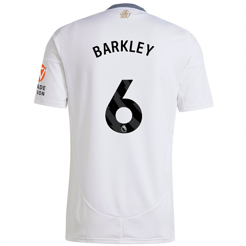 Niño Fútbol Camiseta Ross Barkley #6 Blanco 2ª Equipación 2024/25