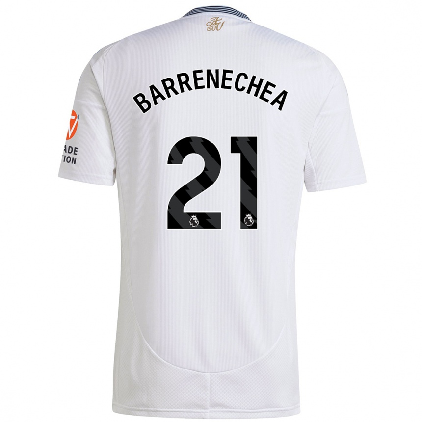 Niño Fútbol Camiseta Enzo Barrenechea #21 Blanco 2ª Equipación 2024/25