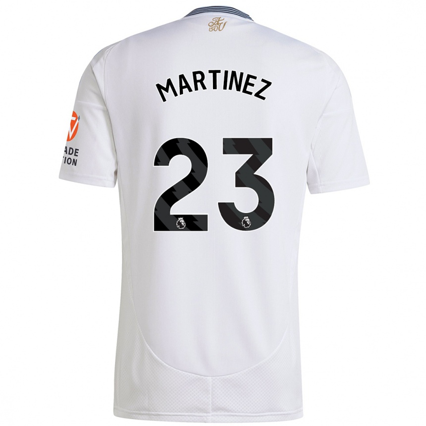 Niño Fútbol Camiseta Emiliano Martínez #23 Blanco 2ª Equipación 2024/25