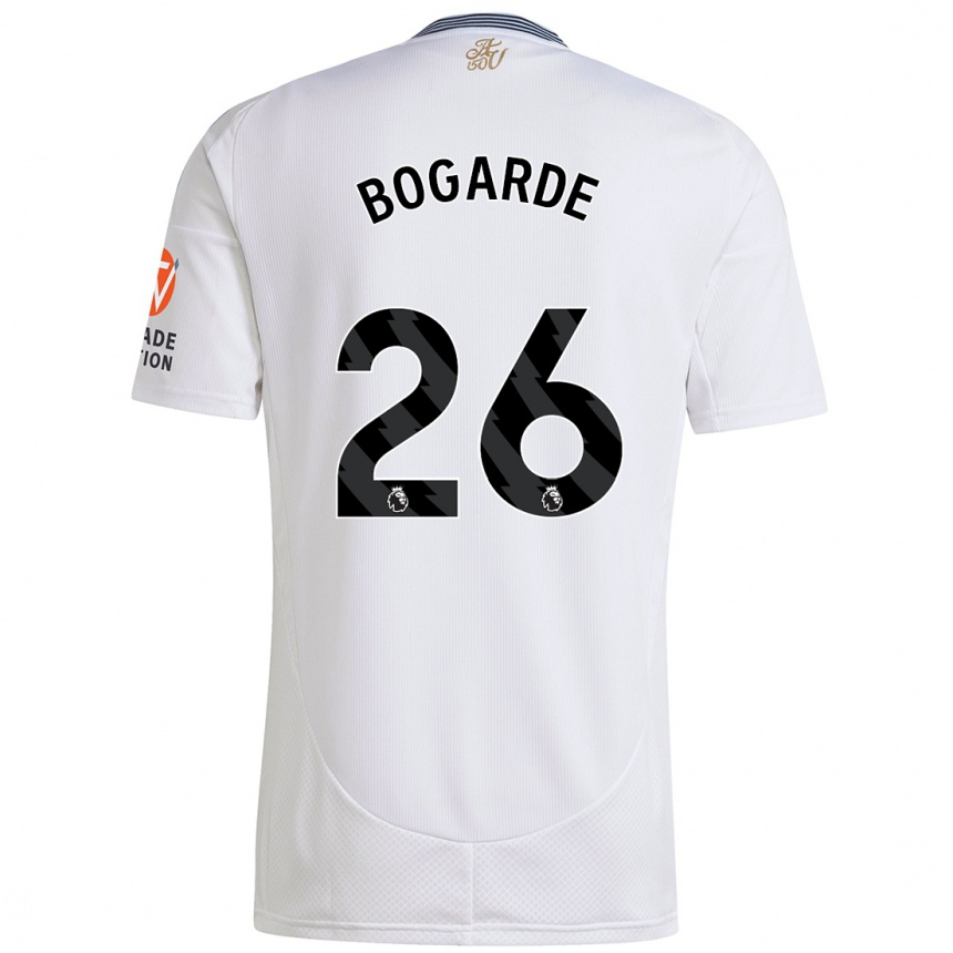 Niño Fútbol Camiseta Lamare Bogarde #26 Blanco 2ª Equipación 2024/25