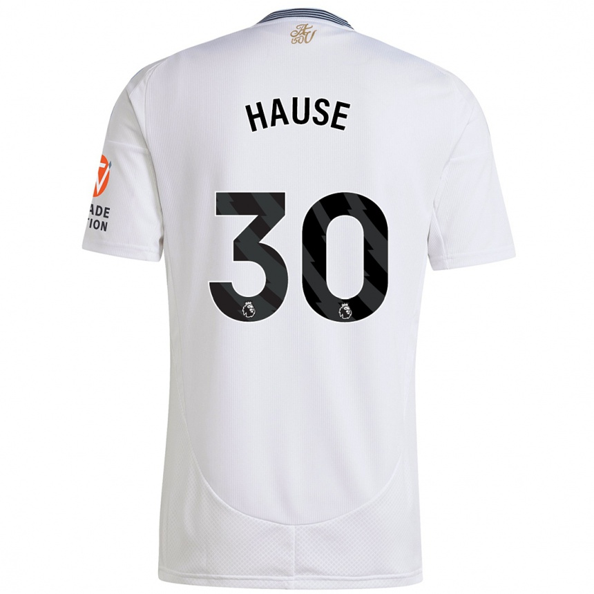 Niño Fútbol Camiseta Kortney Hause #30 Blanco 2ª Equipación 2024/25