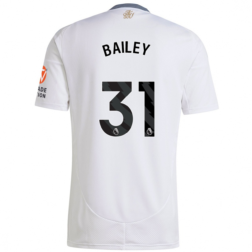 Niño Fútbol Camiseta Leon Bailey #31 Blanco 2ª Equipación 2024/25