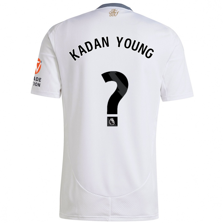 Niño Fútbol Camiseta Kadan Young #0 Blanco 2ª Equipación 2024/25