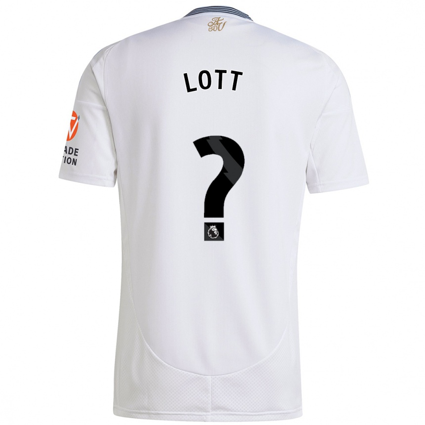 Niño Fútbol Camiseta Max Lott #0 Blanco 2ª Equipación 2024/25