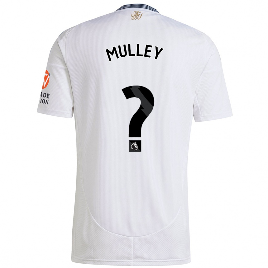 Niño Fútbol Camiseta Trai-Varn Mulley #0 Blanco 2ª Equipación 2024/25