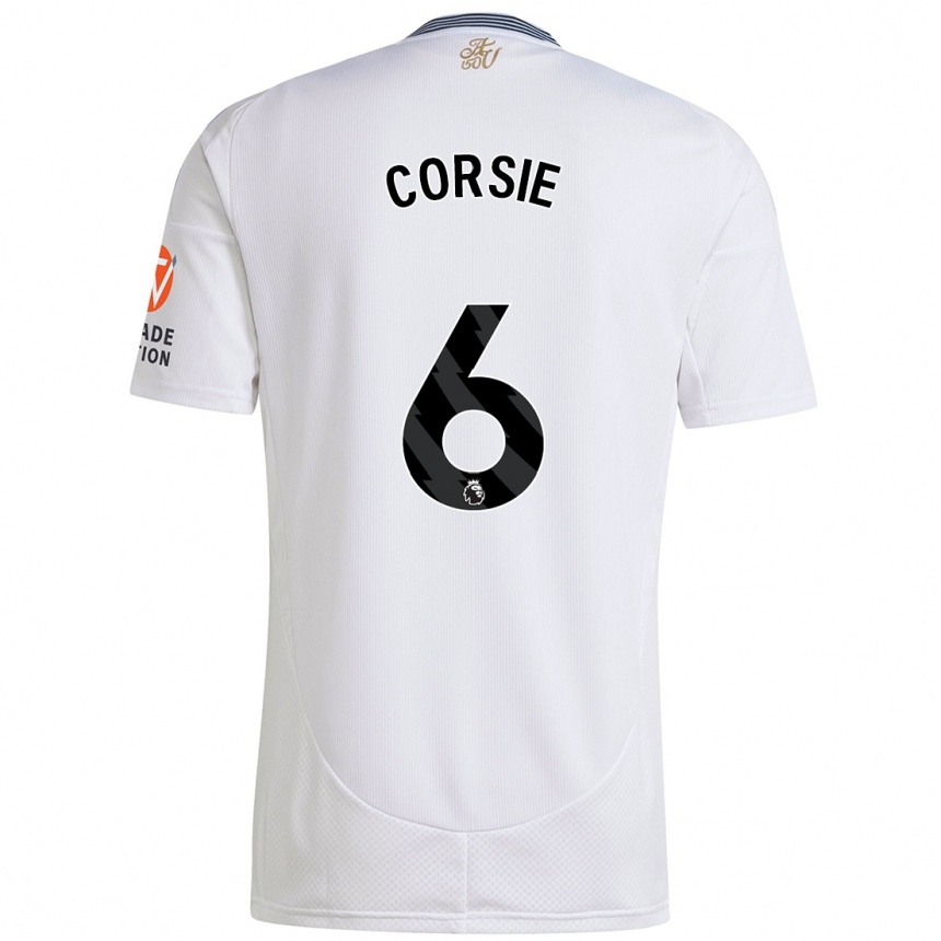 Niño Fútbol Camiseta Rachel Corsie #6 Blanco 2ª Equipación 2024/25