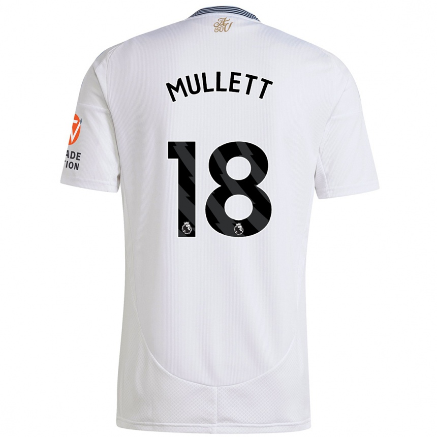 Niño Fútbol Camiseta Georgia Mullett #18 Blanco 2ª Equipación 2024/25