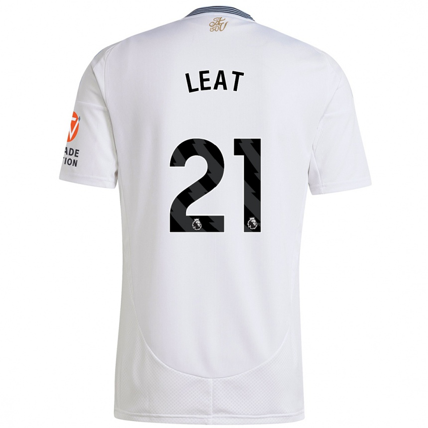 Niño Fútbol Camiseta Anna Leat #21 Blanco 2ª Equipación 2024/25