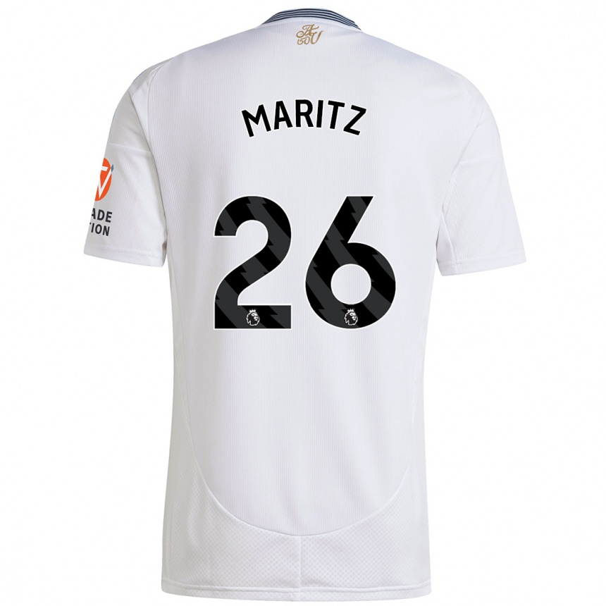 Niño Fútbol Camiseta Noelle Maritz #26 Blanco 2ª Equipación 2024/25