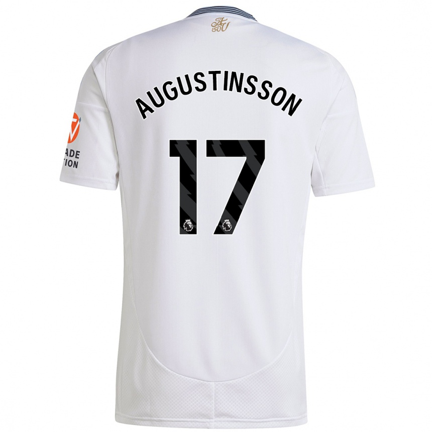 Niño Fútbol Camiseta Ludwig Augustinsson #17 Blanco 2ª Equipación 2024/25