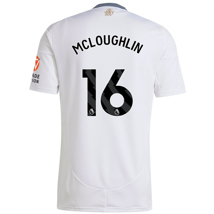 Niño Fútbol Camiseta Olivia Mcloughlin #16 Blanco 2ª Equipación 2024/25