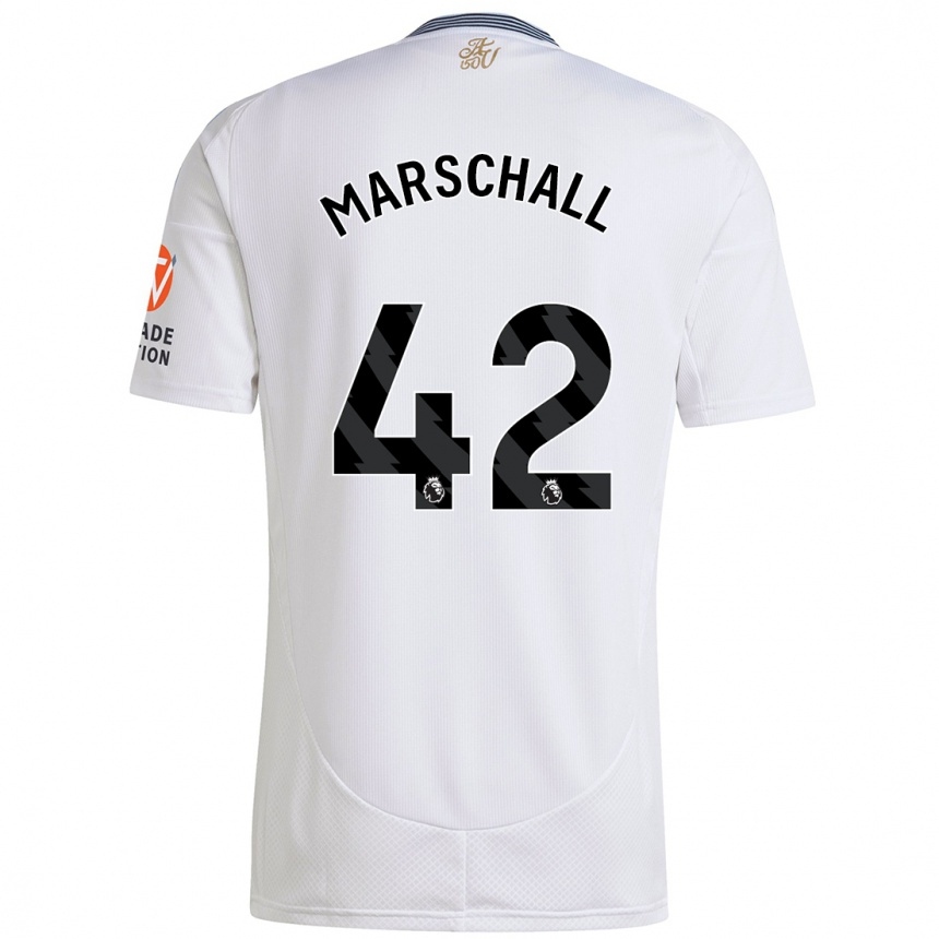 Niño Fútbol Camiseta Filip Marschall #42 Blanco 2ª Equipación 2024/25