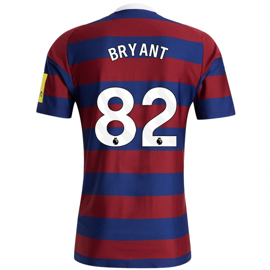 Niño Fútbol Camiseta Thomas Bryant #82 Burdeos Azul Marino 2ª Equipación 2024/25